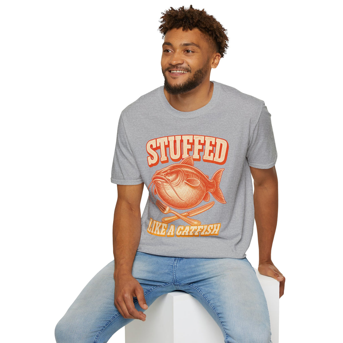 Stuffed Like a Catfish Fishing T-Shirt