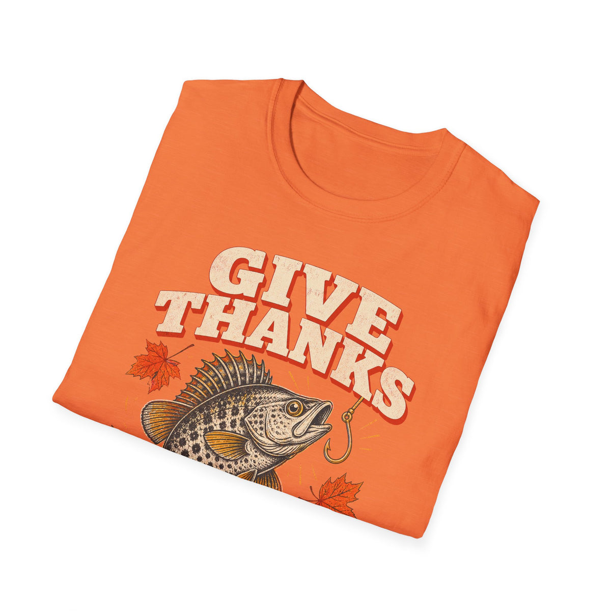 Give Thanks, Set the Hook Thanksgiving Fishing T-Shirt