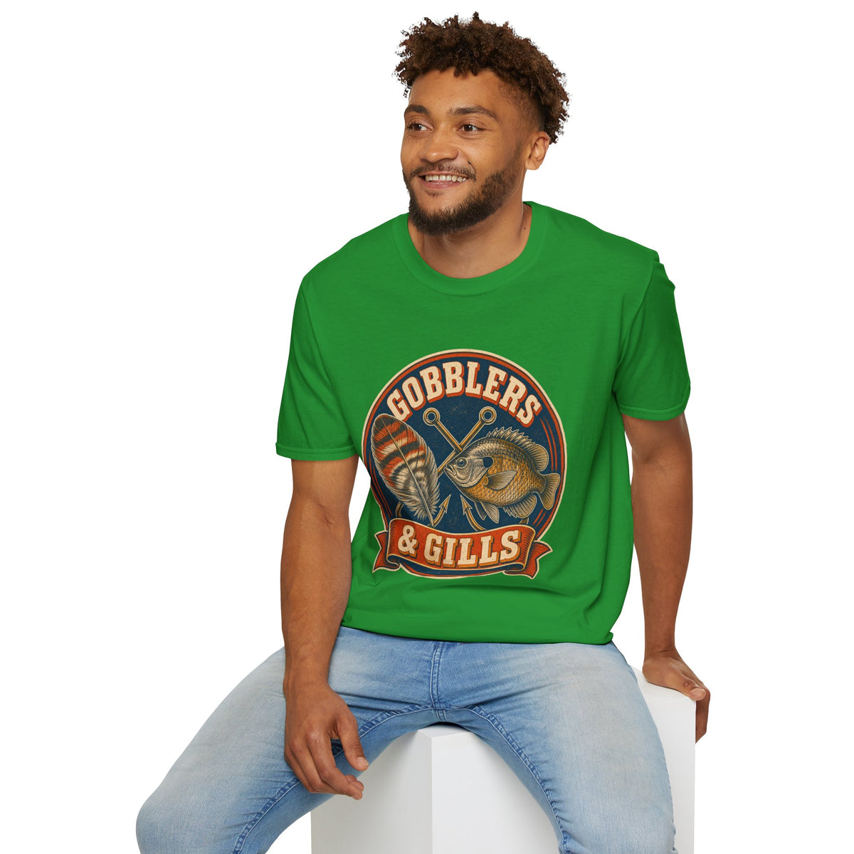 Gobblers & Gills Thanksgiving Fishing T-Shirt