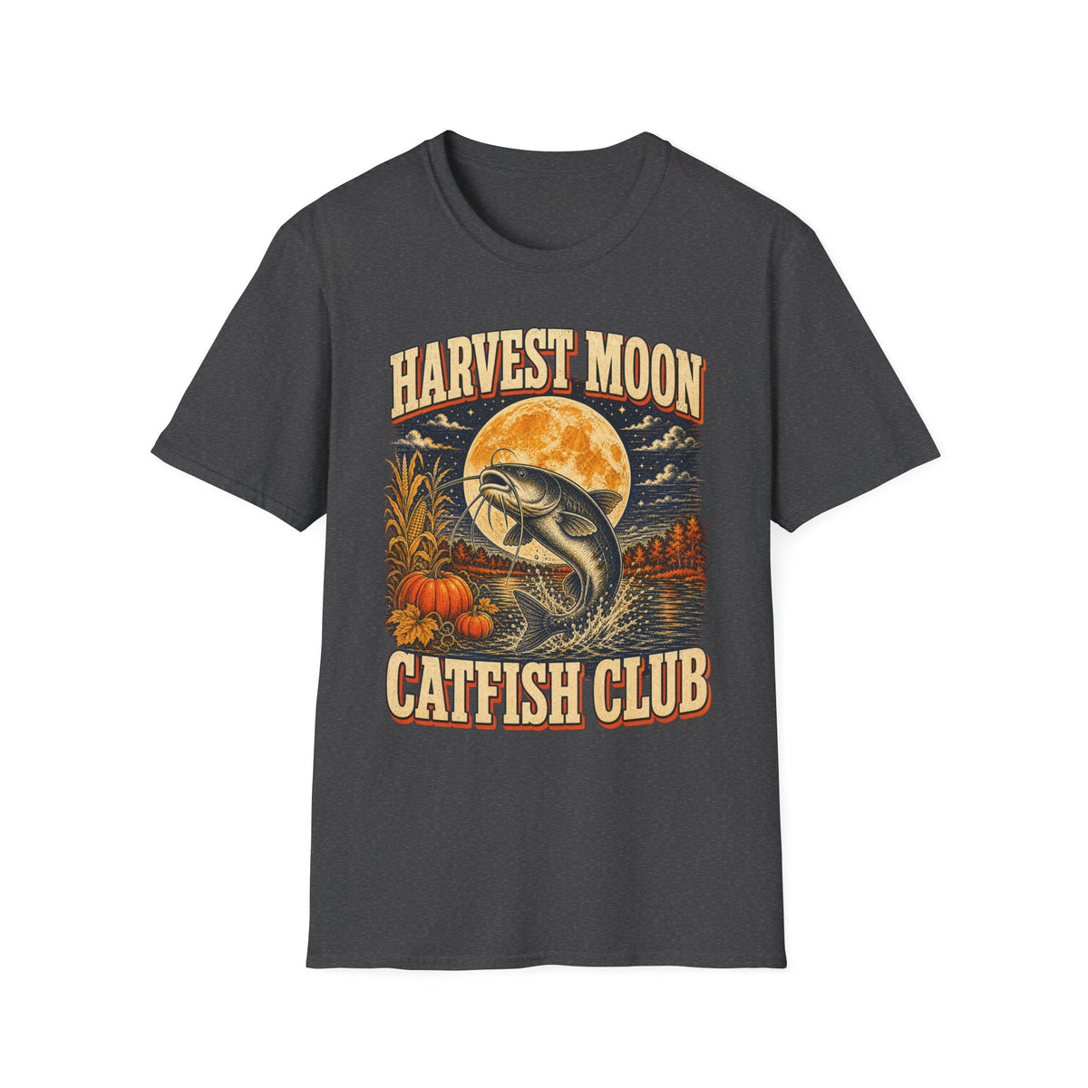 Harvest Moon Catfish Club Fishing T-Shirt