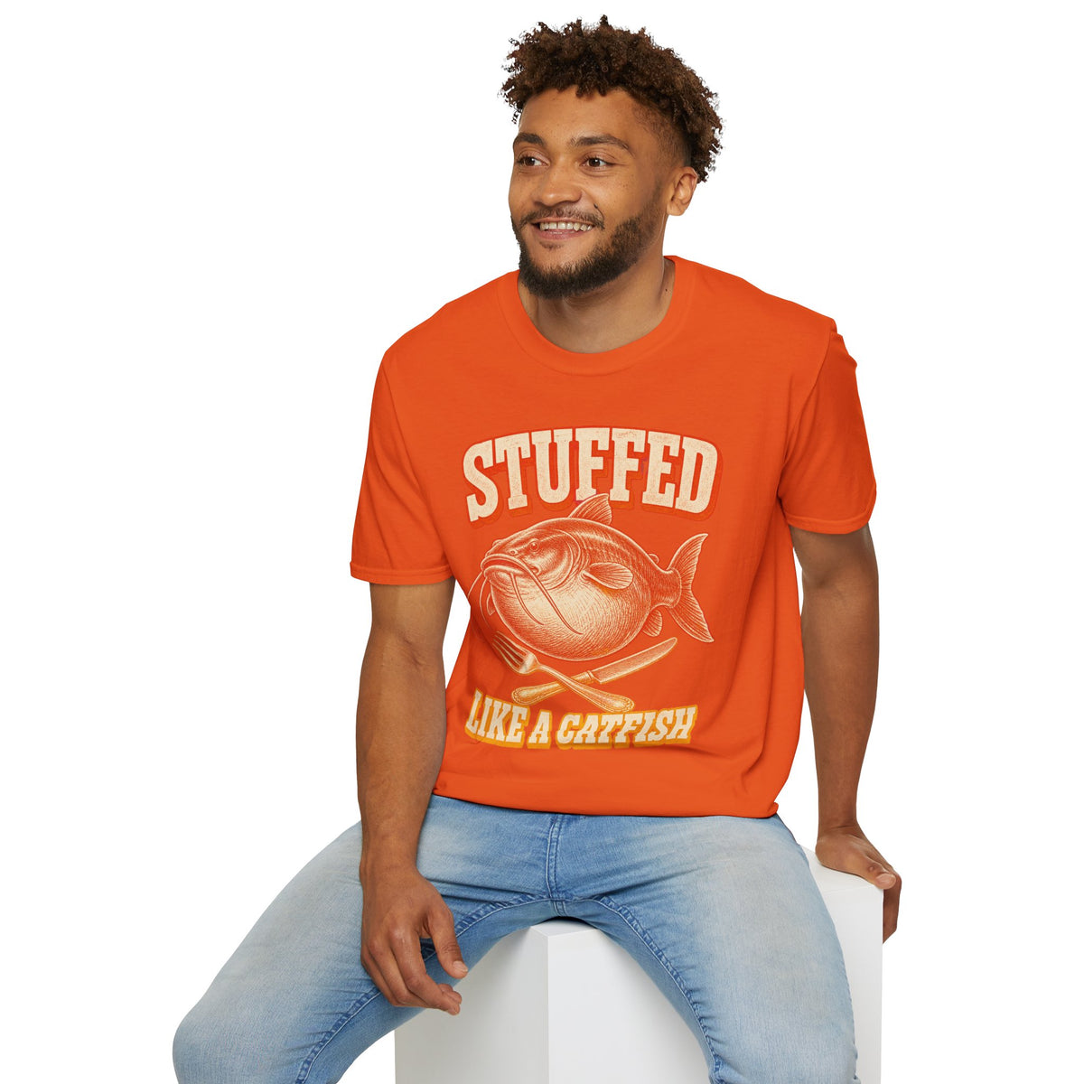 Stuffed Like a Catfish Fishing T-Shirt