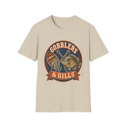 Gobblers & Gills Thanksgiving Fishing T-Shirt