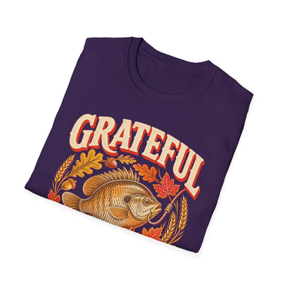 Grateful for Every Bite Fish Thanksgiving T-Shirt