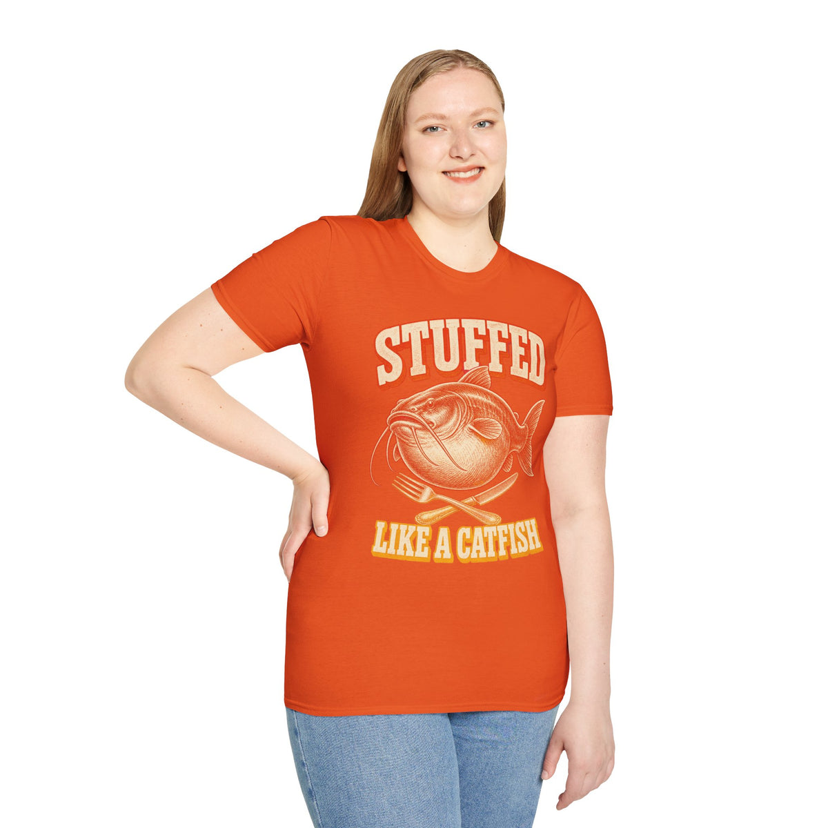 Stuffed Like a Catfish Fishing T-Shirt
