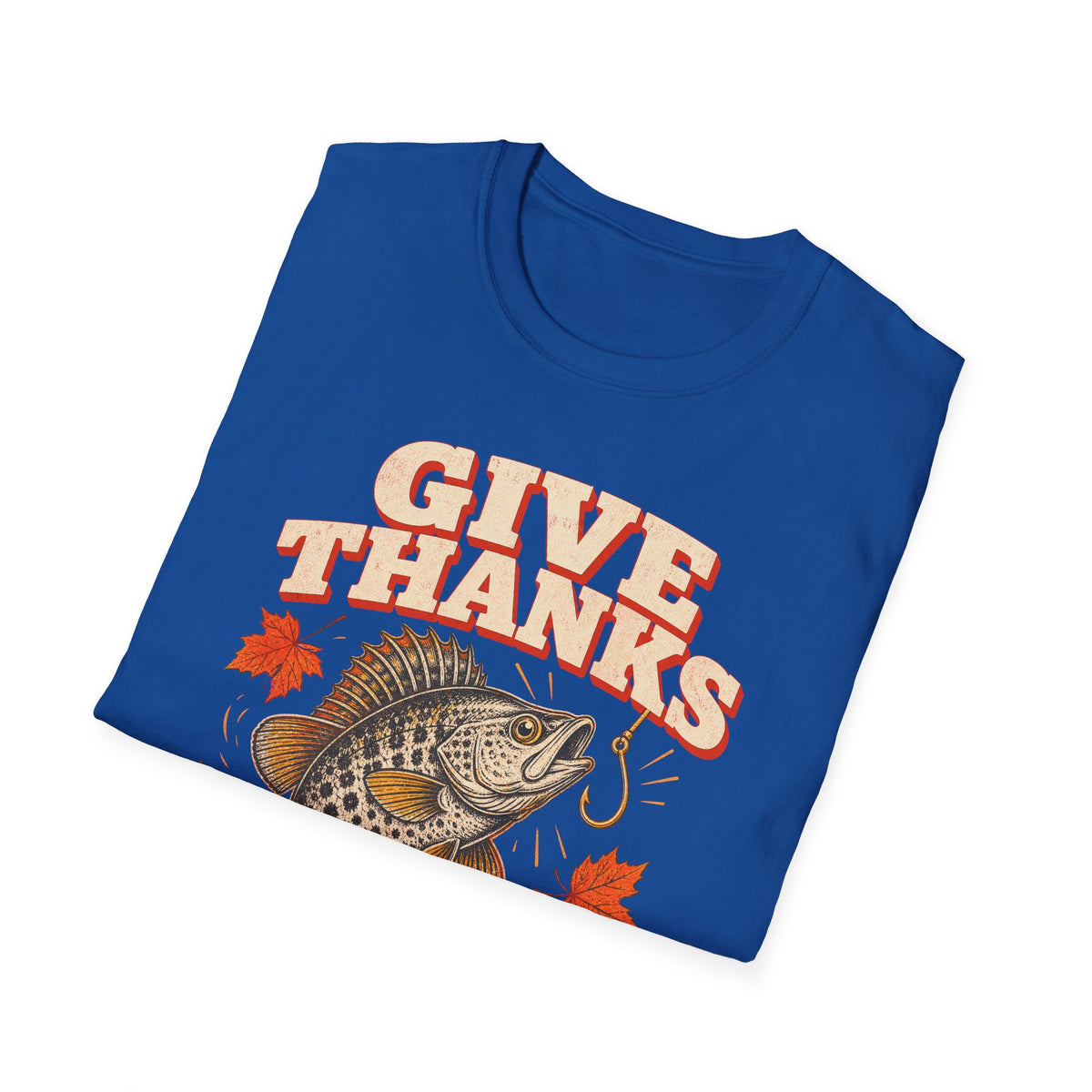 Give Thanks, Set the Hook Thanksgiving Fishing T-Shirt