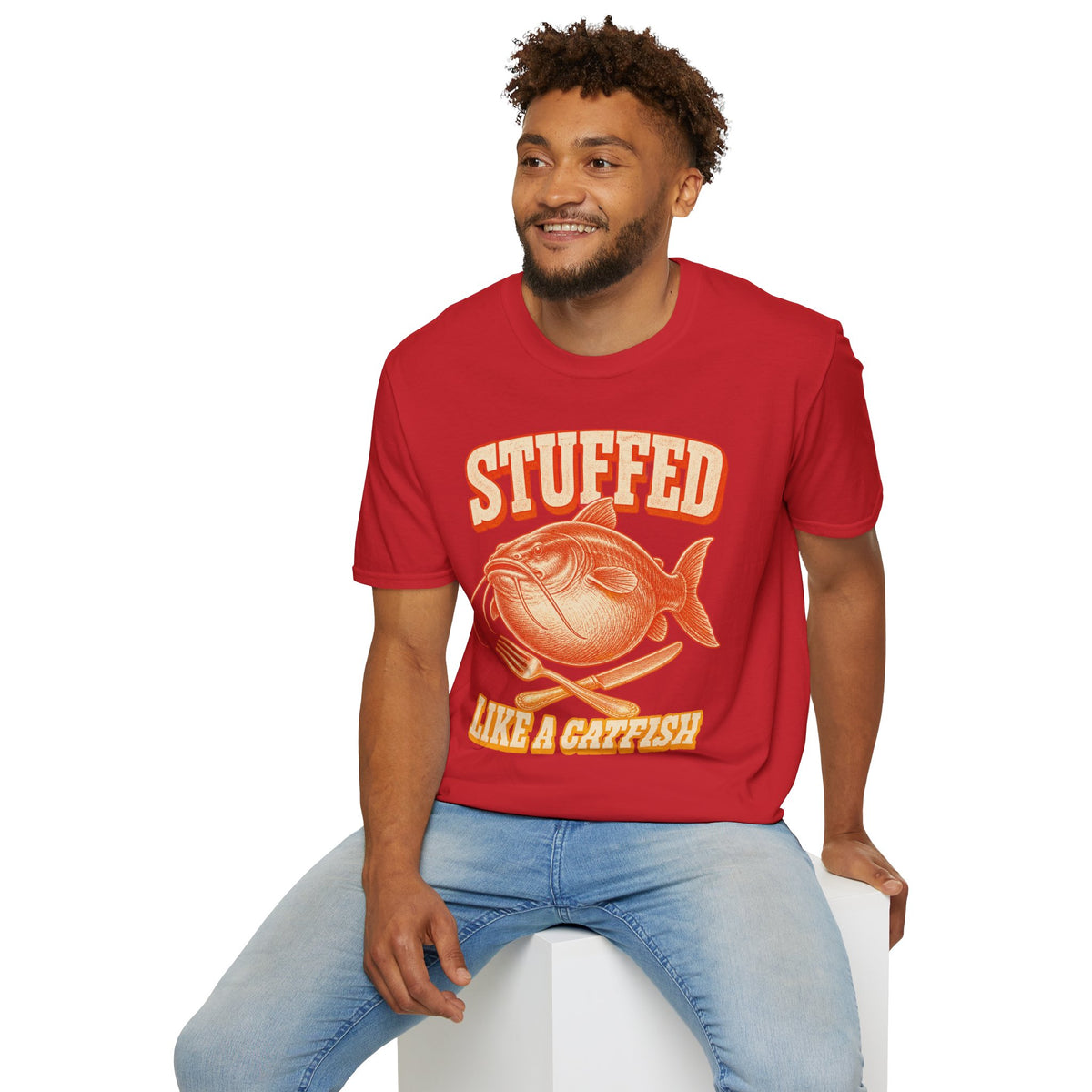 Stuffed Like a Catfish Fishing T-Shirt