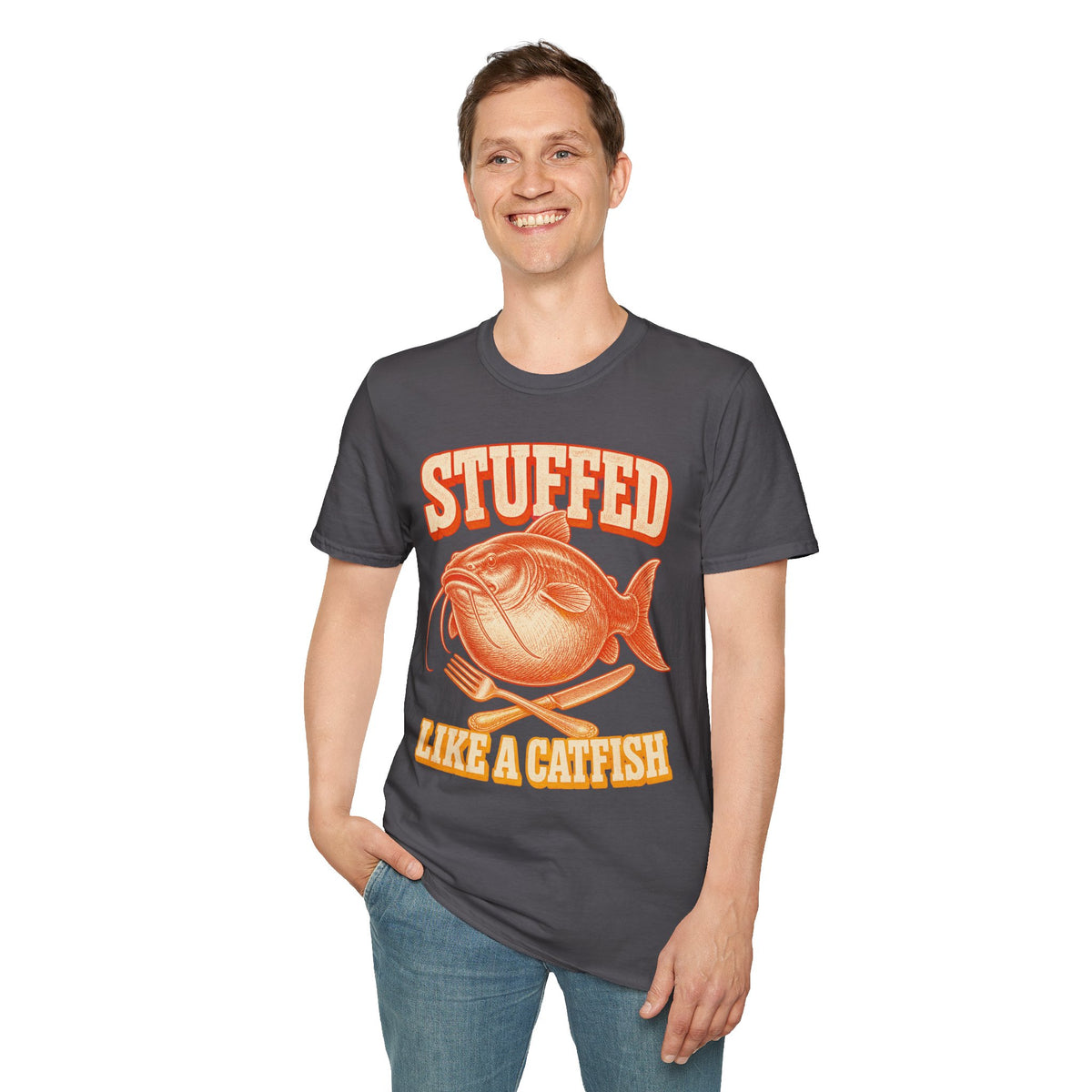 Stuffed Like a Catfish Fishing T-Shirt