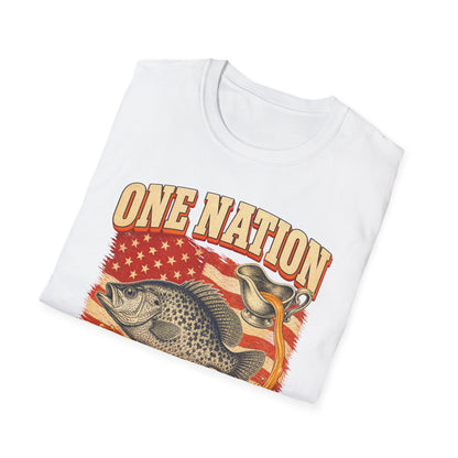 One Nation Under Gravy Funny Fish Thanksgiving T-Shirt