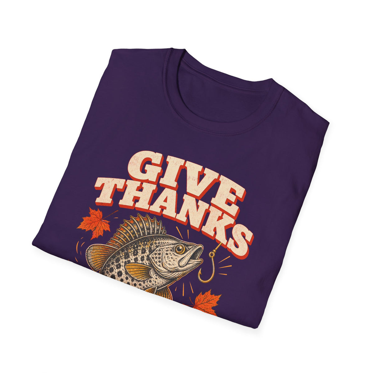 Give Thanks, Set the Hook Thanksgiving Fishing T-Shirt