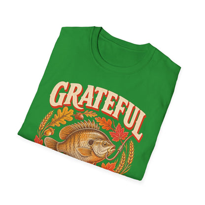 Grateful for Every Bite Fish Thanksgiving T-Shirt