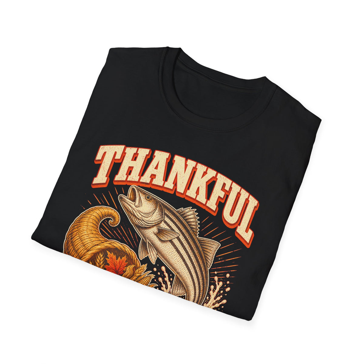 Thankful for Stripers Fishing T-Shirt