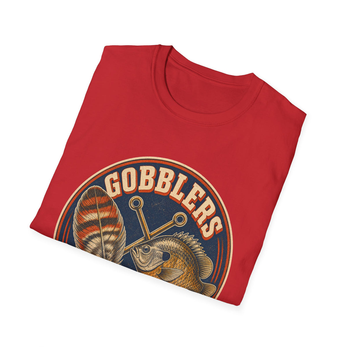 Gobblers & Gills Thanksgiving Fishing T-Shirt