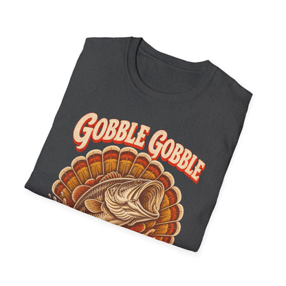 Gobble Gobble Go Fishing Turkey Hunting T-Shirt