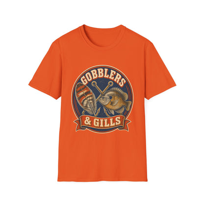 Gobblers & Gills Thanksgiving Fishing T-Shirt