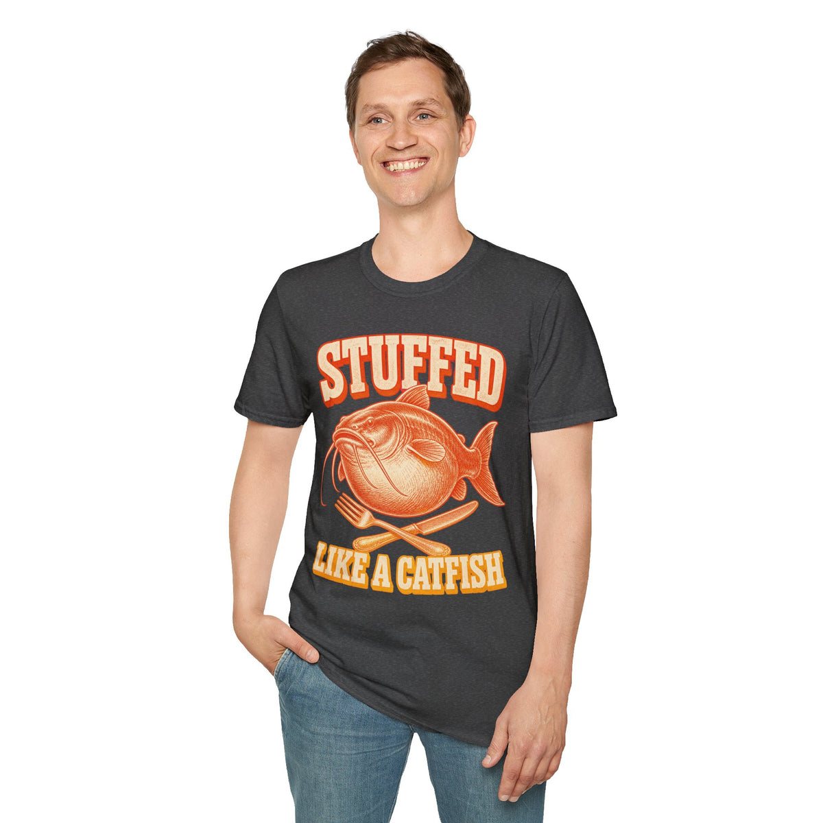 Stuffed Like a Catfish Fishing T-Shirt