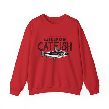 Blue River Carp - Unisex Crewneck Sweatshirt (Bk Lettering)