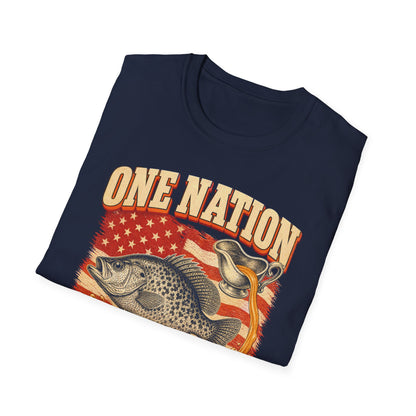 One Nation Under Gravy Funny Fish Thanksgiving T-Shirt