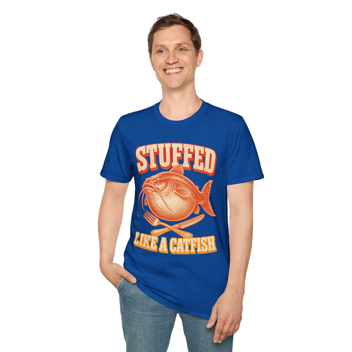 Stuffed Like a Catfish Fishing T-Shirt