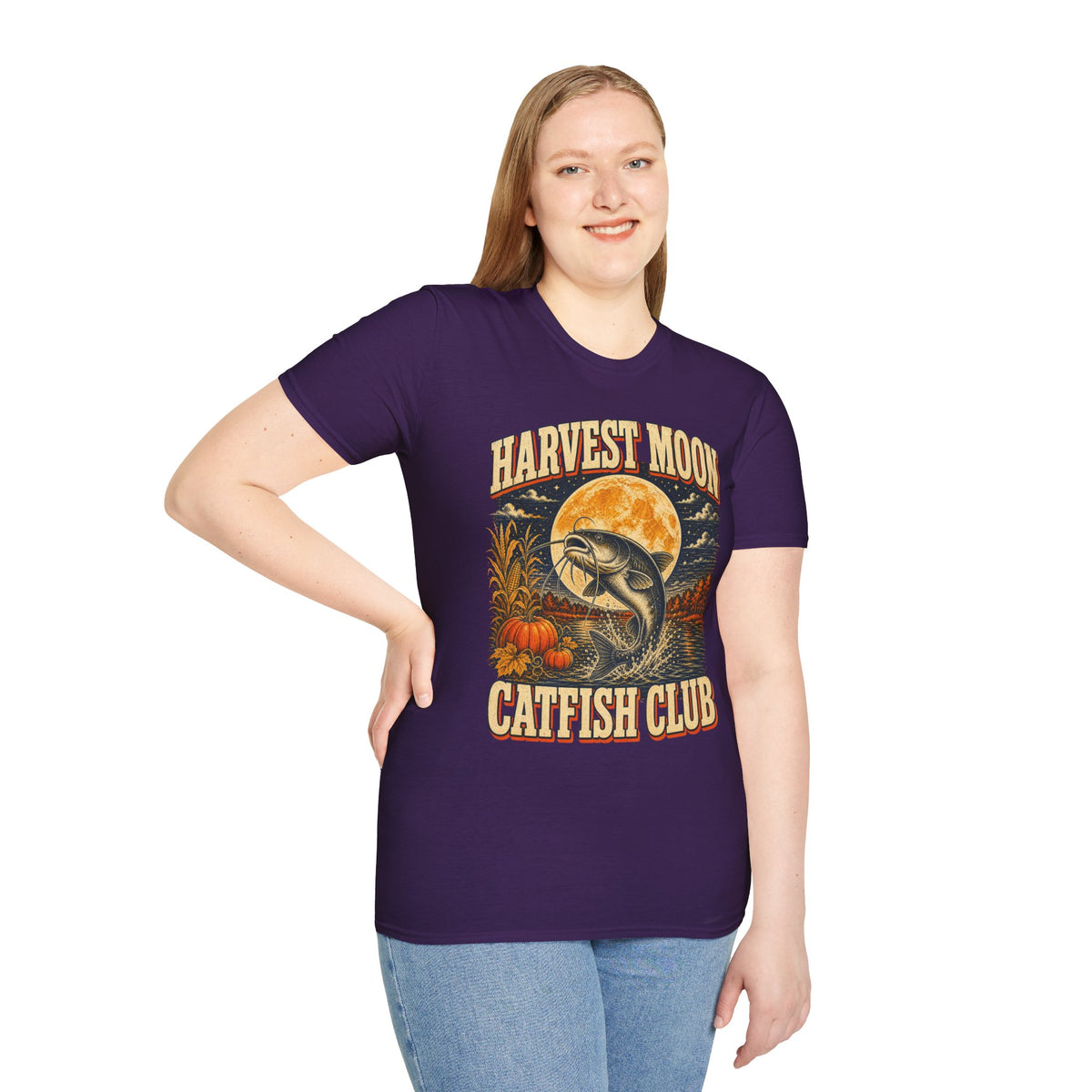 Harvest Moon Catfish Club Fishing T-Shirt