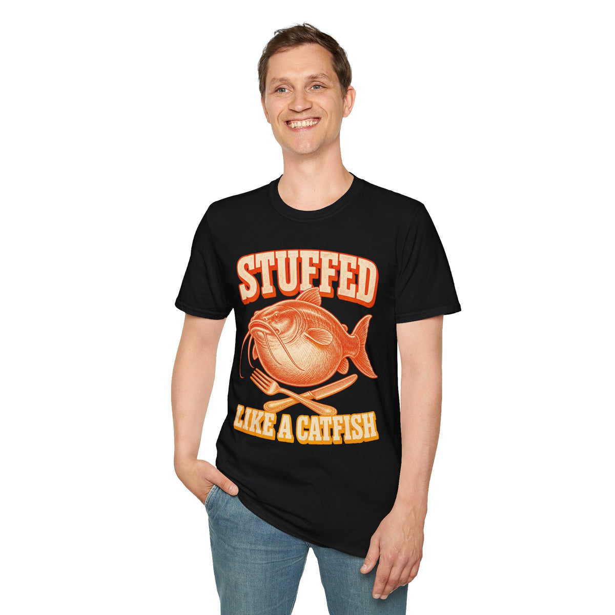 Stuffed Like a Catfish Fishing T-Shirt