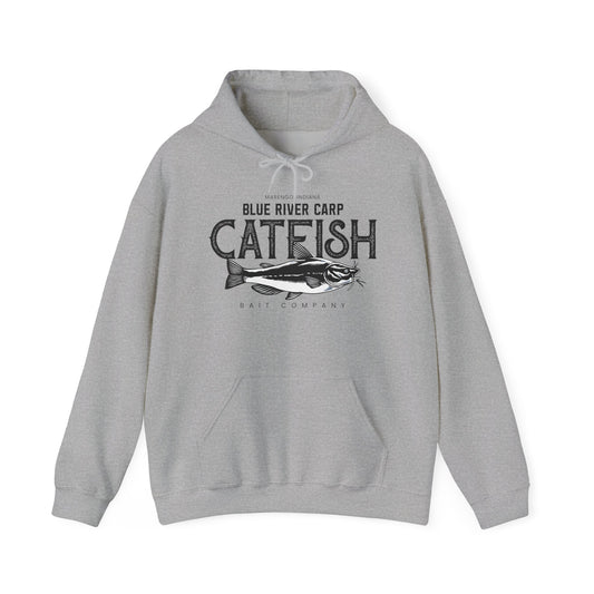 Blue River Carp  - Unisex Heavy Blend™ Sweatshirt (Bk Lettering)