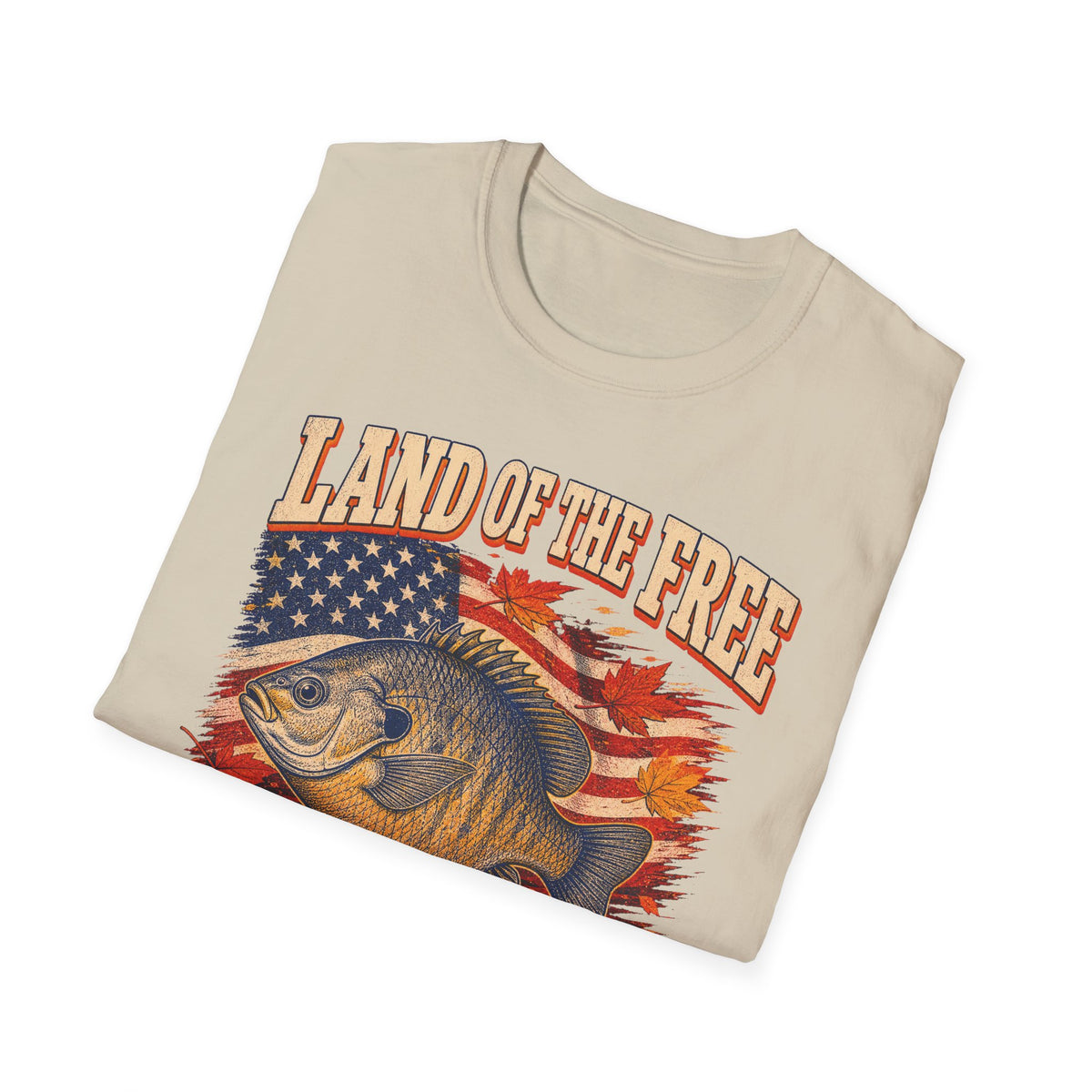 Land of the Free Home of the Leftovers Fishing T-Shirt