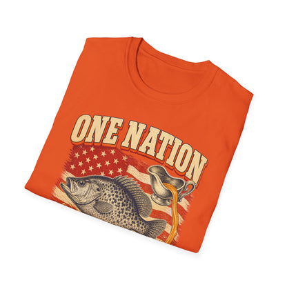 One Nation Under Gravy Funny Fish Thanksgiving T-Shirt