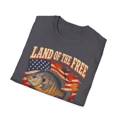 Land of the Free Home of the Leftovers Fishing T-Shirt