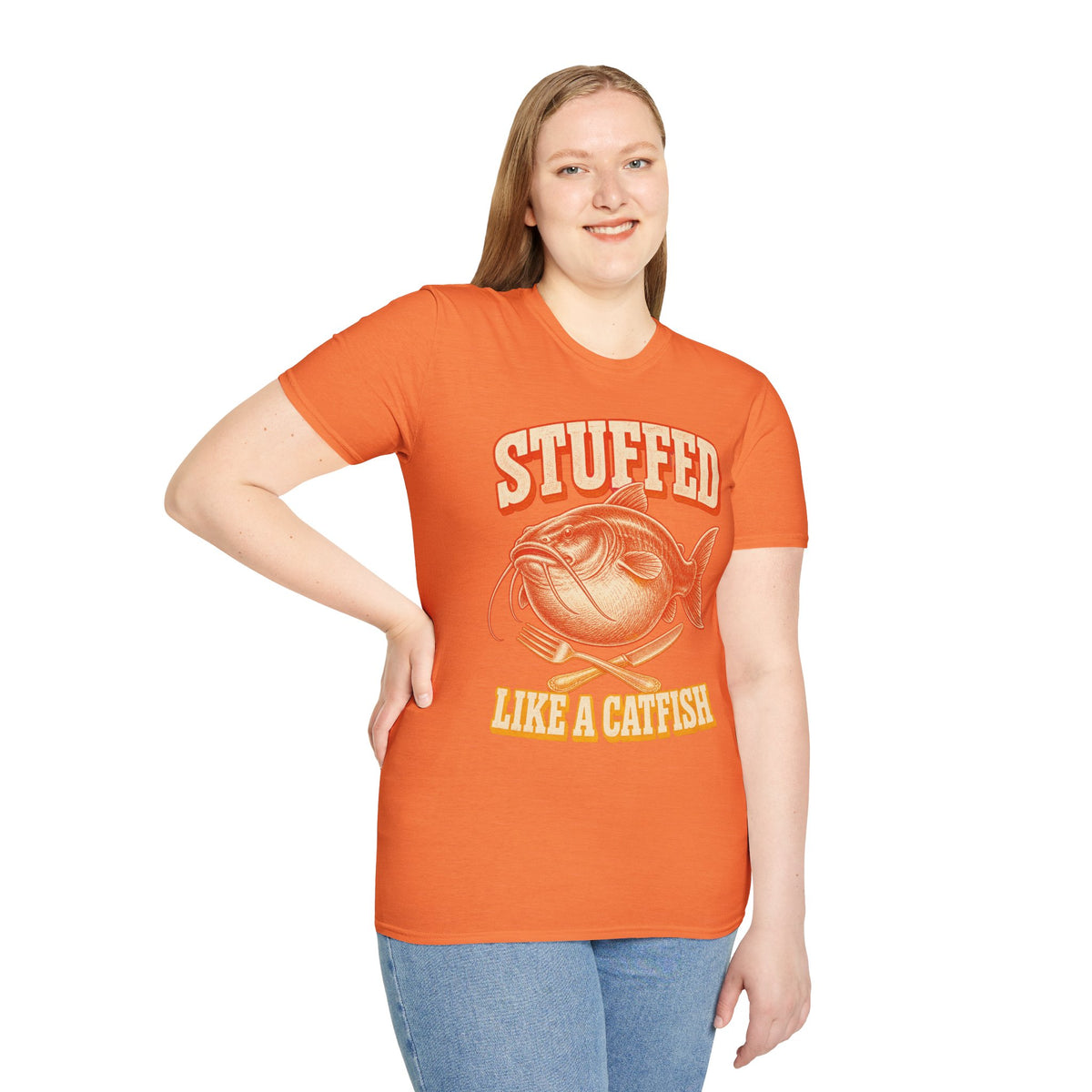 Stuffed Like a Catfish Fishing T-Shirt