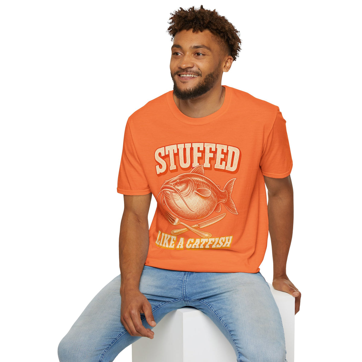 Stuffed Like a Catfish Fishing T-Shirt