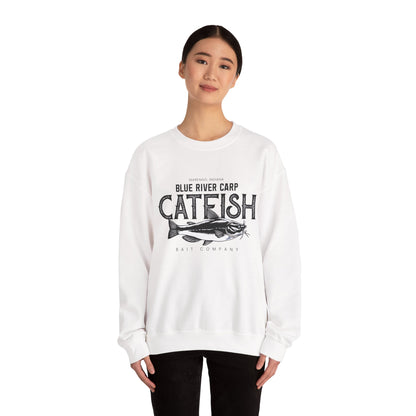 Blue River Carp - Unisex Crewneck Sweatshirt (Bk Lettering)