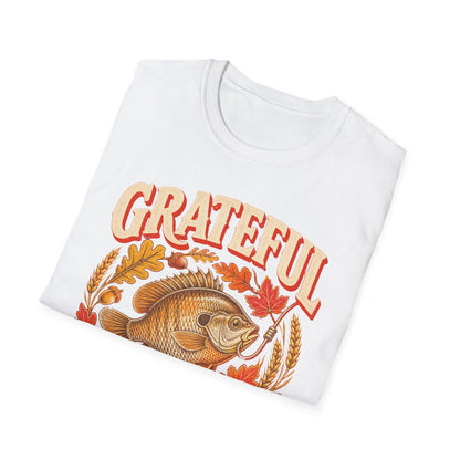 Grateful for Every Bite Fish Thanksgiving T-Shirt