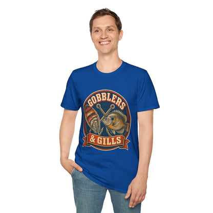 Gobblers & Gills Thanksgiving Fishing T-Shirt