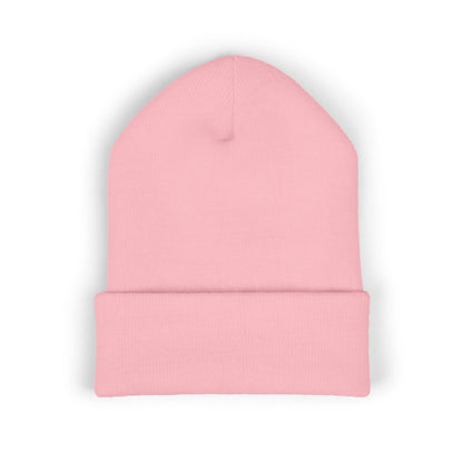Blue River Carp Fishing Embroidered Cuffed Beanie (BK Thread)