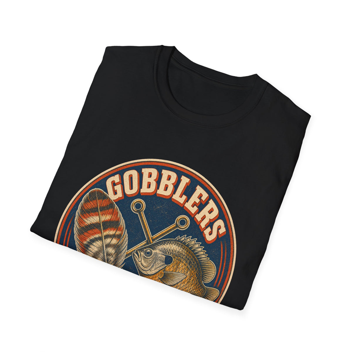 Gobblers & Gills Thanksgiving Fishing T-Shirt