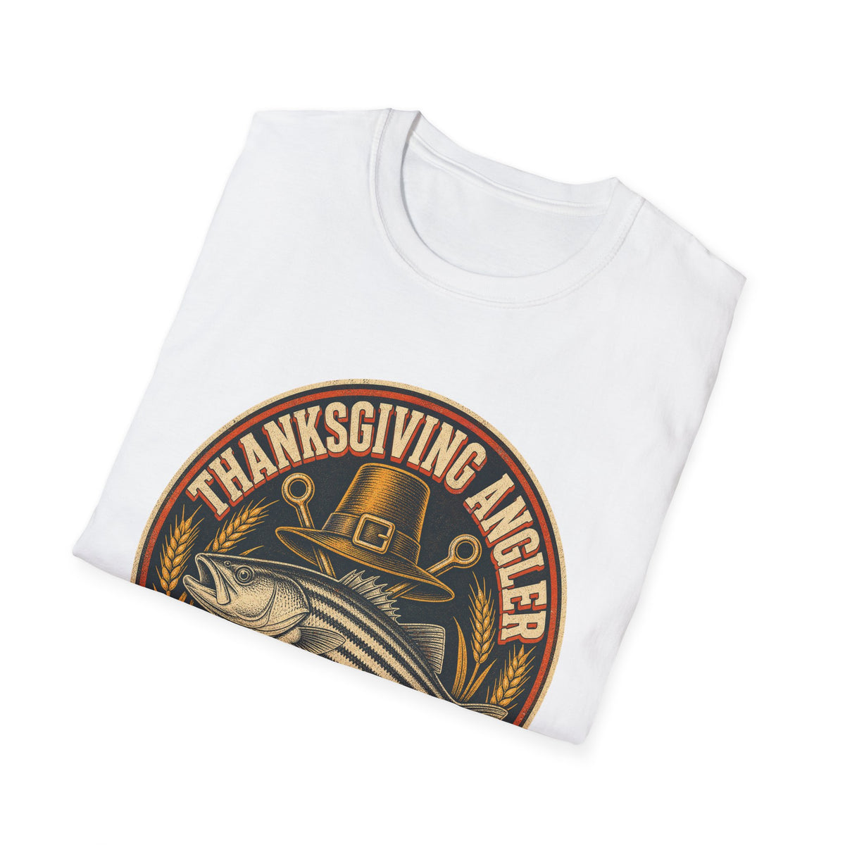 Thanksgiving Angler Est. 1621 Fishing T-Shirt