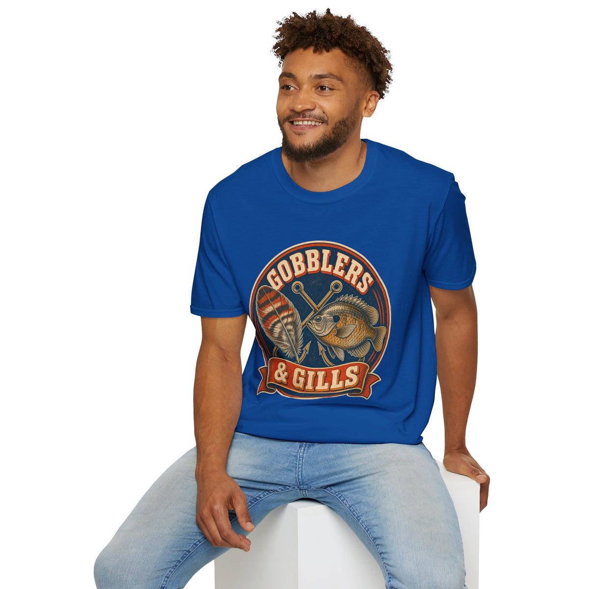 Gobblers & Gills Thanksgiving Fishing T-Shirt