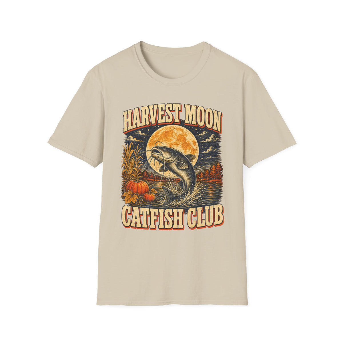 Harvest Moon Catfish Club Fishing T-Shirt