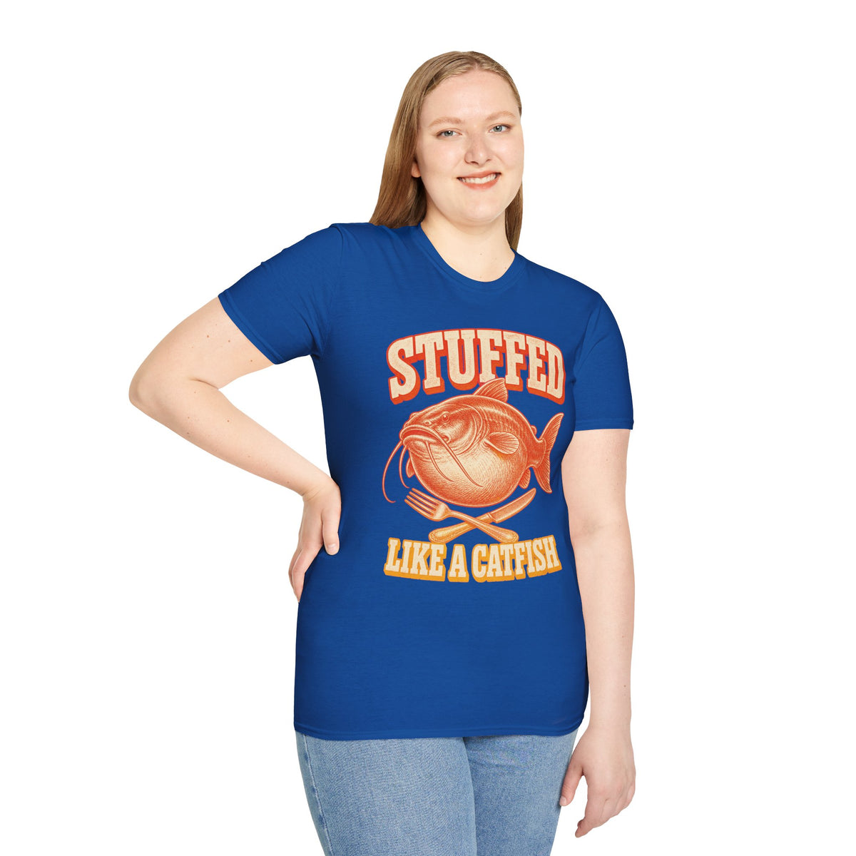 Stuffed Like a Catfish Fishing T-Shirt