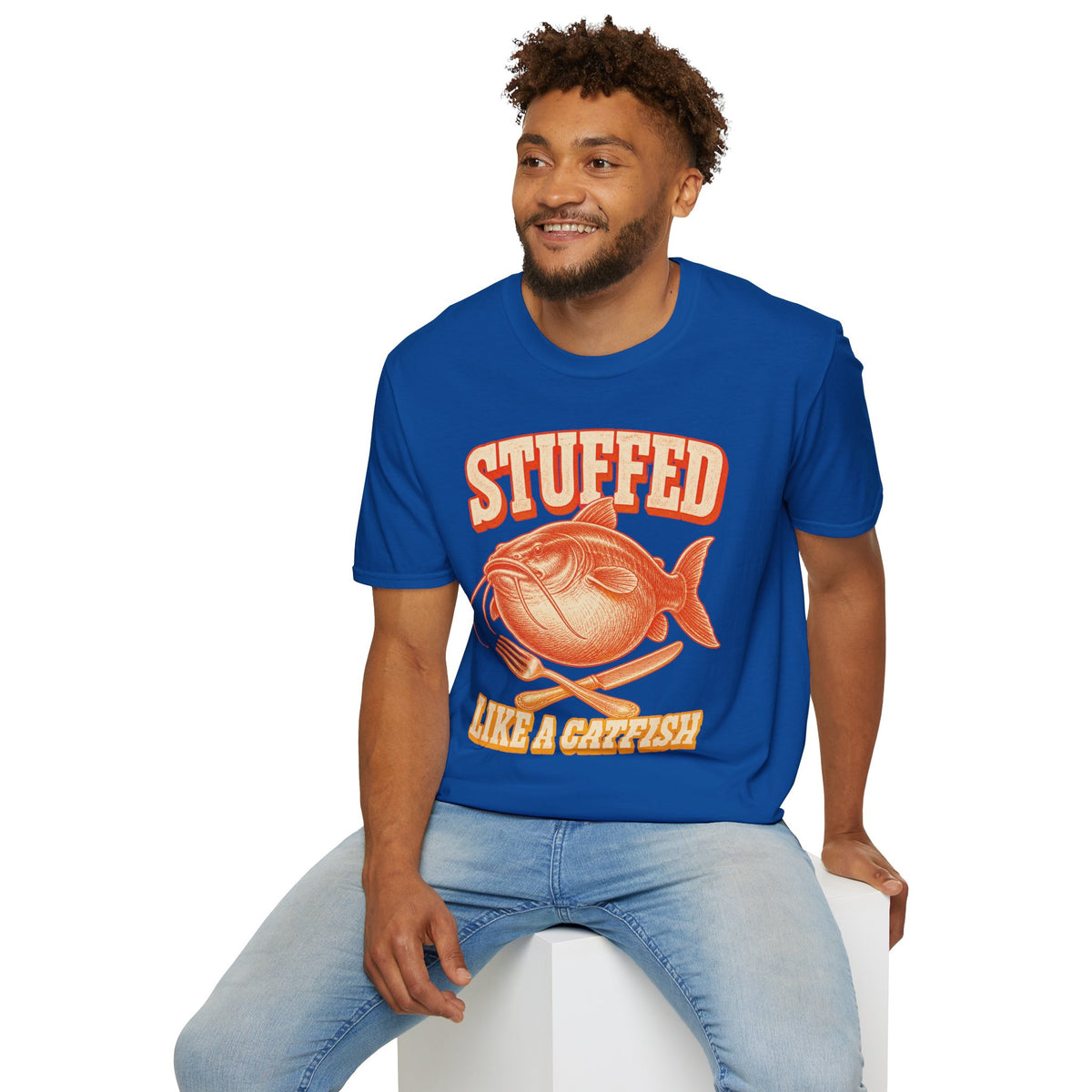 Stuffed Like a Catfish Fishing T-Shirt