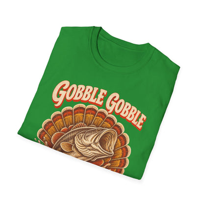 Gobble Gobble Go Fishing Turkey Hunting T-Shirt