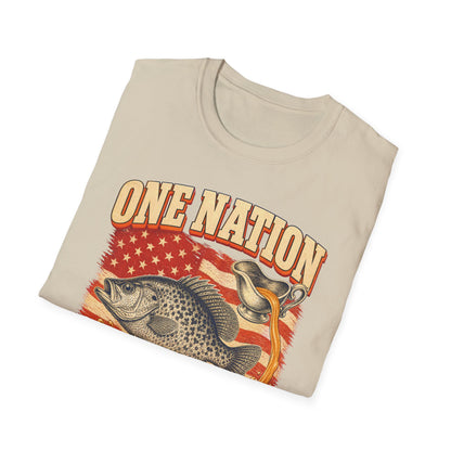 One Nation Under Gravy Funny Fish Thanksgiving T-Shirt