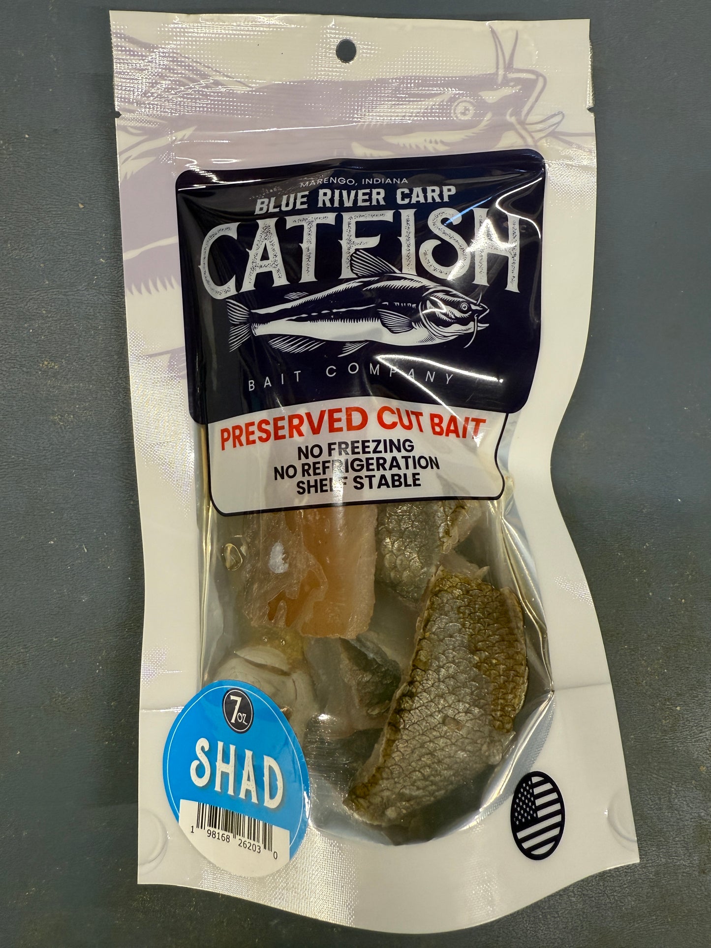 BRC - Catfish Cut Bait - 7oz Nuggets - Package has many pieces of bait
