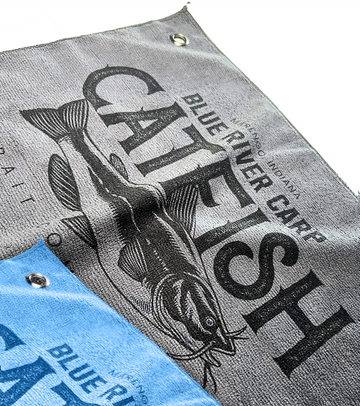 Blue River Carp microfiber bait towel